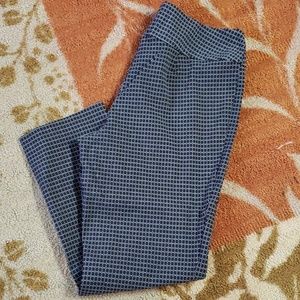 Black & gray pull on trousers